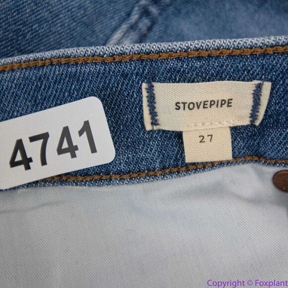 NEW Madewell Stovepipe Jeans in Leaside Wash, 27 - Picture 13 of 15